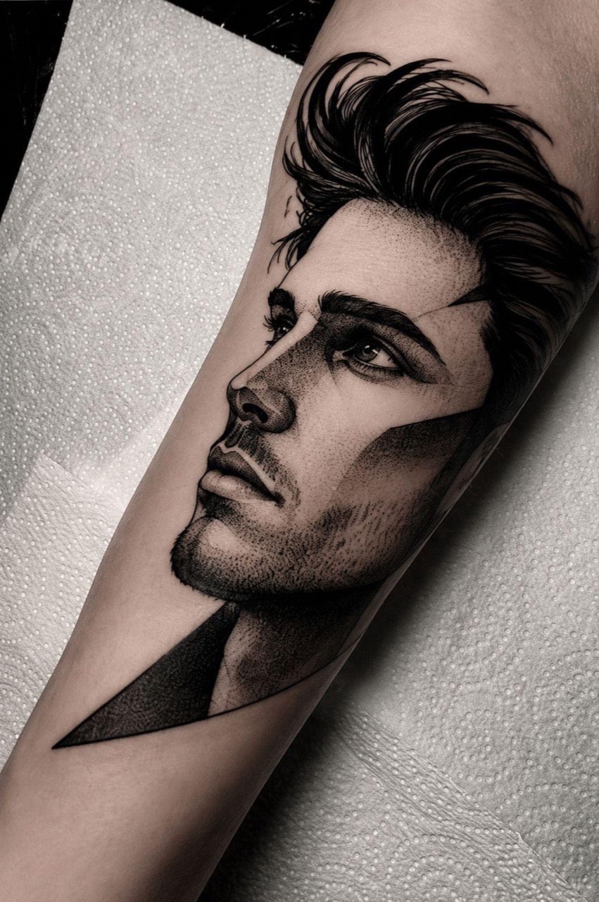 Realistisches Portrait Tattoo